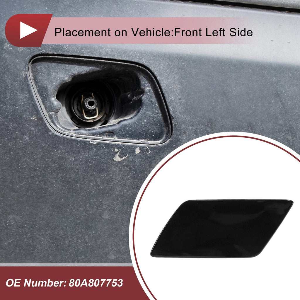 Headlight Washer Nozzle Cover Cap No. 80A807753 for Audi Q5 (2017–2021)
