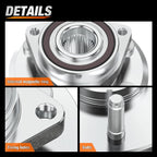 Wheel Bearing Hub Pair for Chevrolet Traverse Enclave GMC Acadia (2008–2017)
