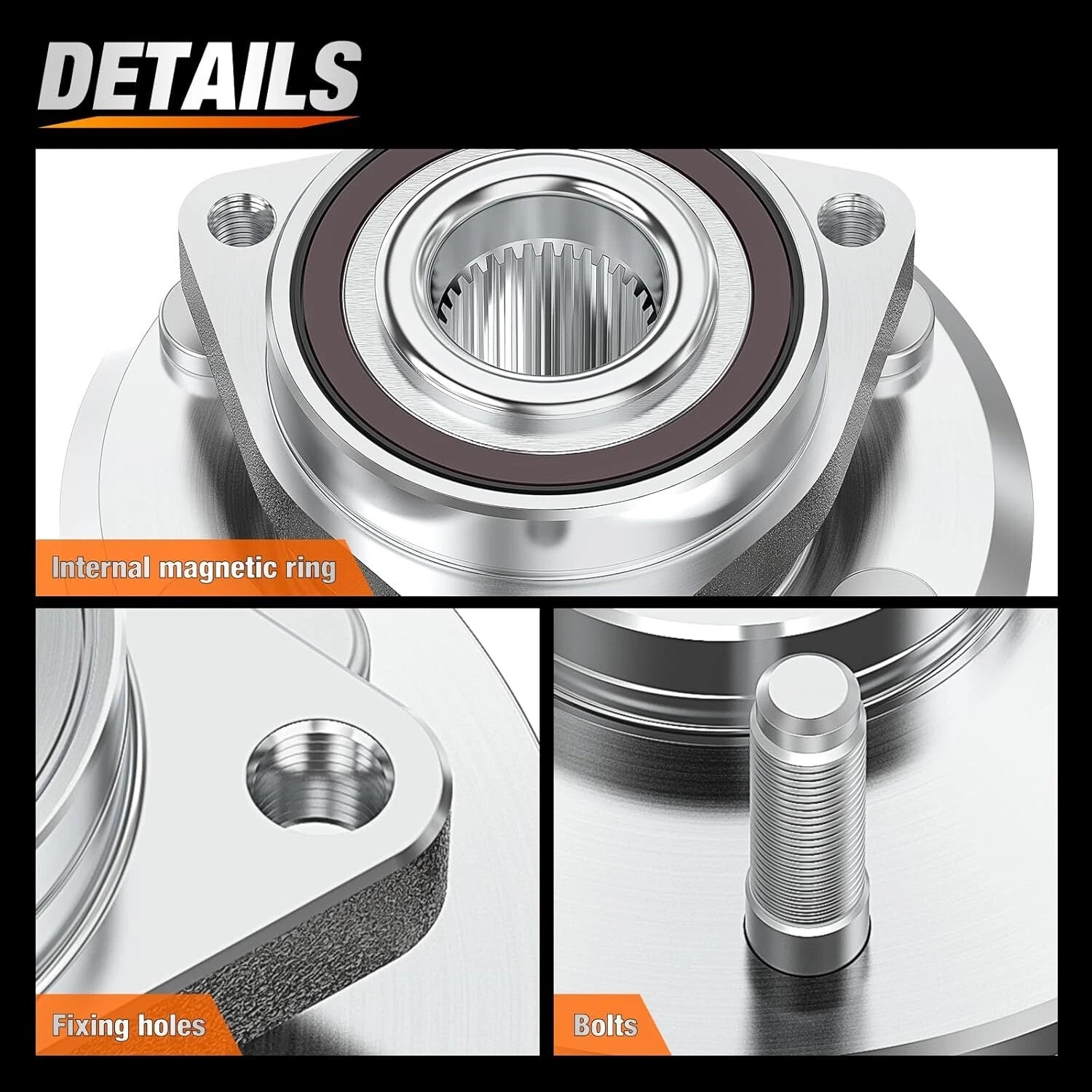 Wheel Bearing Hub Pair for Chevrolet Traverse Enclave GMC Acadia (2008–2017)