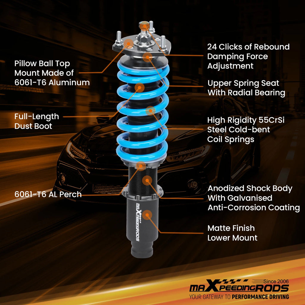 Adjustable Coilover Lowering Kit for Mazda 6 (2003-2006)