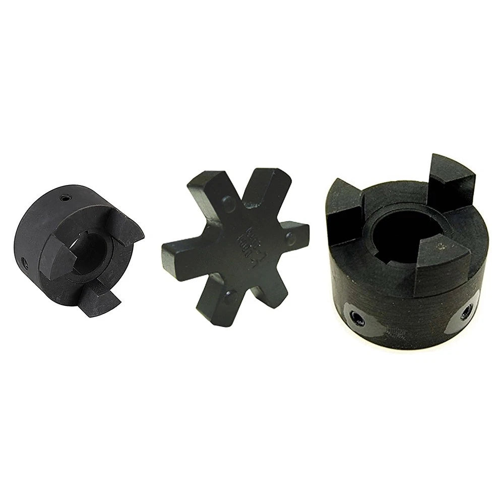 3-Piece L095 Flexible L-Jaw Coupling Coupler Set for (1/2" to 1")
