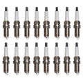 Set of 16 U-Groove Spark Plugs DENSO 6076 for Dodge Nissan Toyota