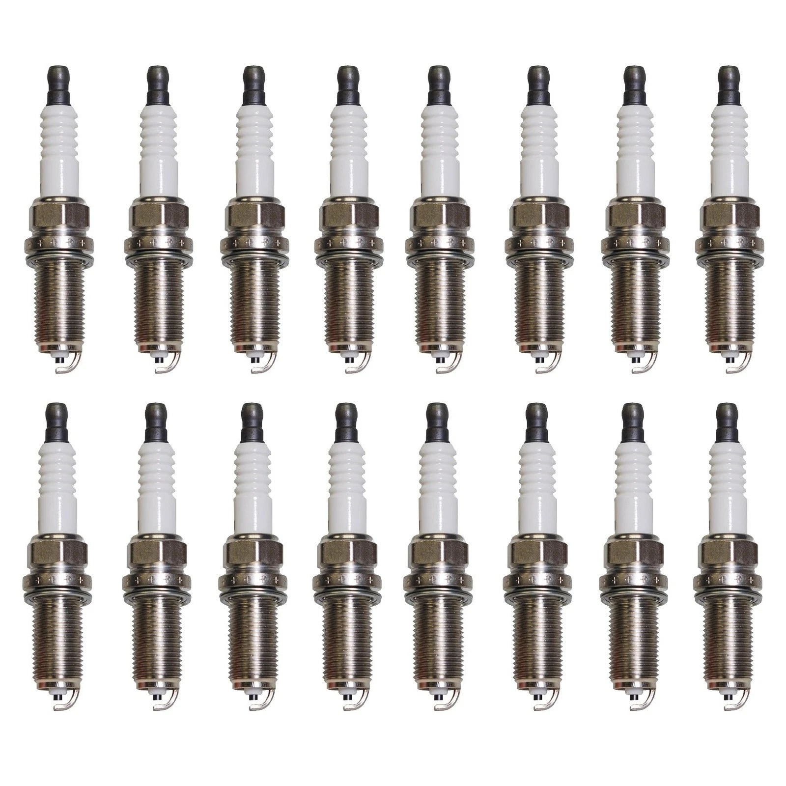 Set of 16 U-Groove Spark Plugs DENSO 6076 for Dodge Nissan Toyota