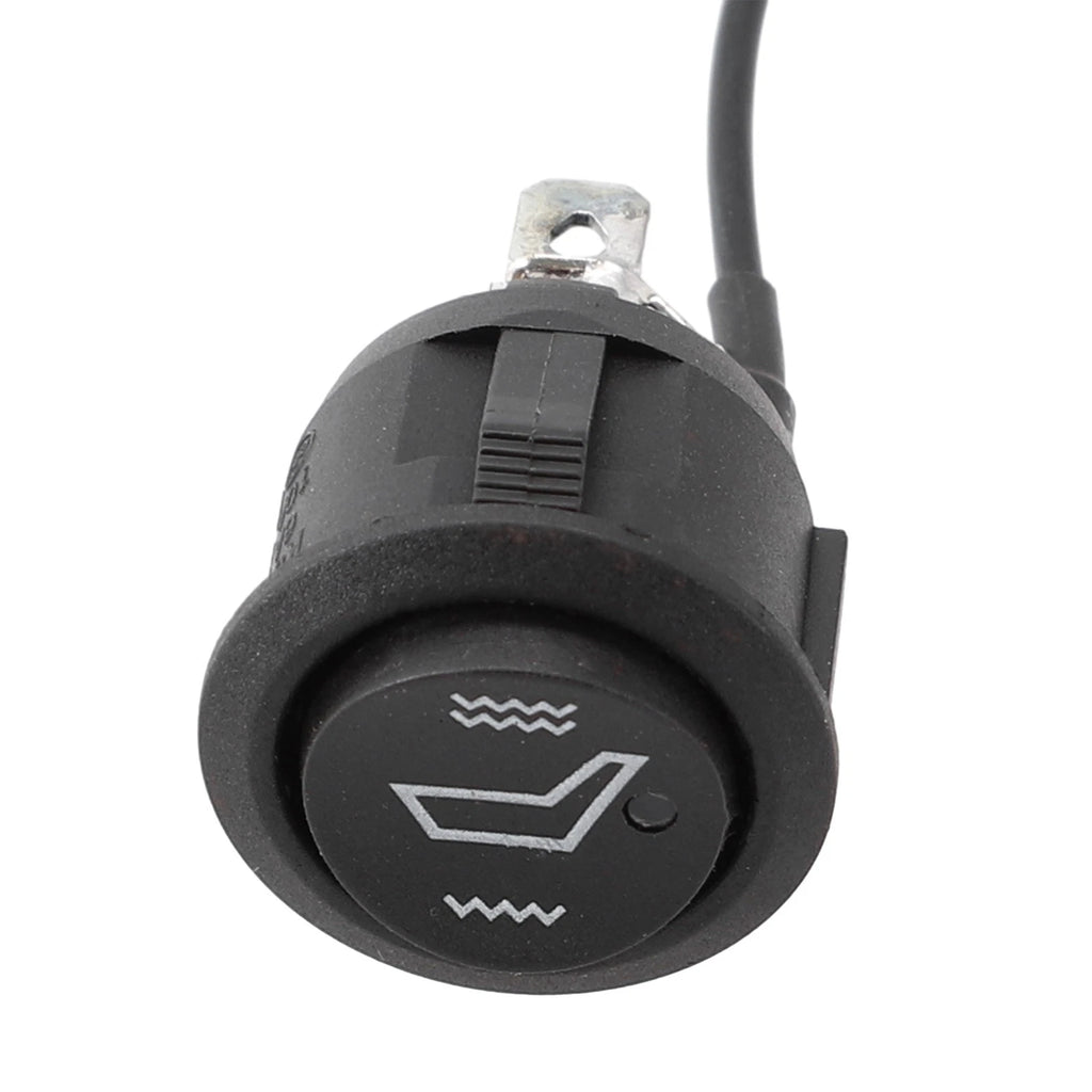 Heated Seat Switch for Car (12V) - 3Pin Round Rocker Control