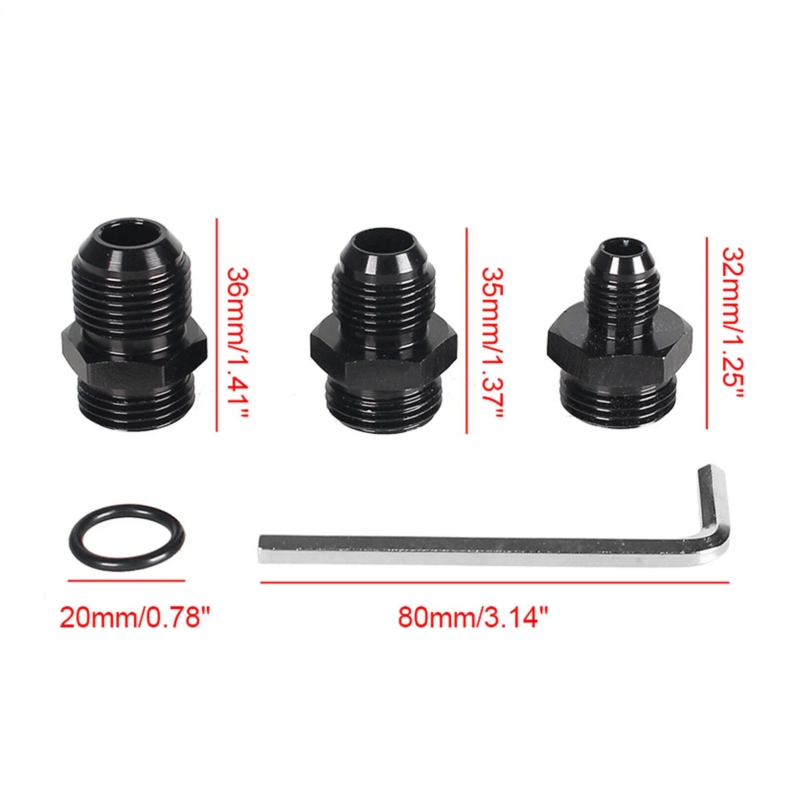 100 Micron Fuel Filter Bracket Adapter for Universal 6AN 8AN 10AN
