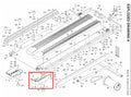 Rear Foot for Nordictrack ProForm TL T10T7 12.0 8.0 900 1000 (415155)