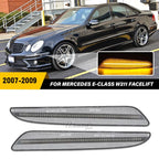 Side Marker Light /  / Clear LED Amber for Mercedes Benz E-Class (2007–2009)