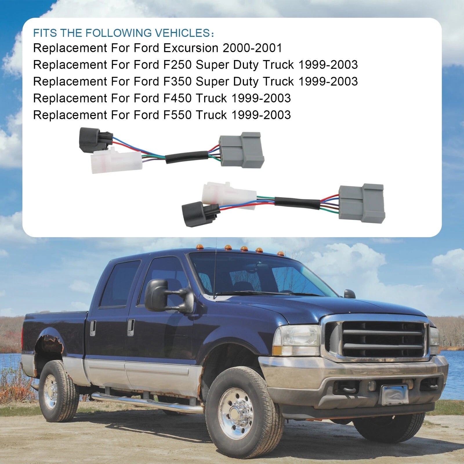 Power Heated Mirrors for Ford Excursion (2000-2001)