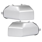 Set of 2 Silver Front Corner Bumper End Caps for Toyota FJ Cruiser (2007–2014)