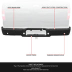 Rear Bumper Face Bar for Ford F-150 (2004–2006) w/Parking Assist Sensor Holes
