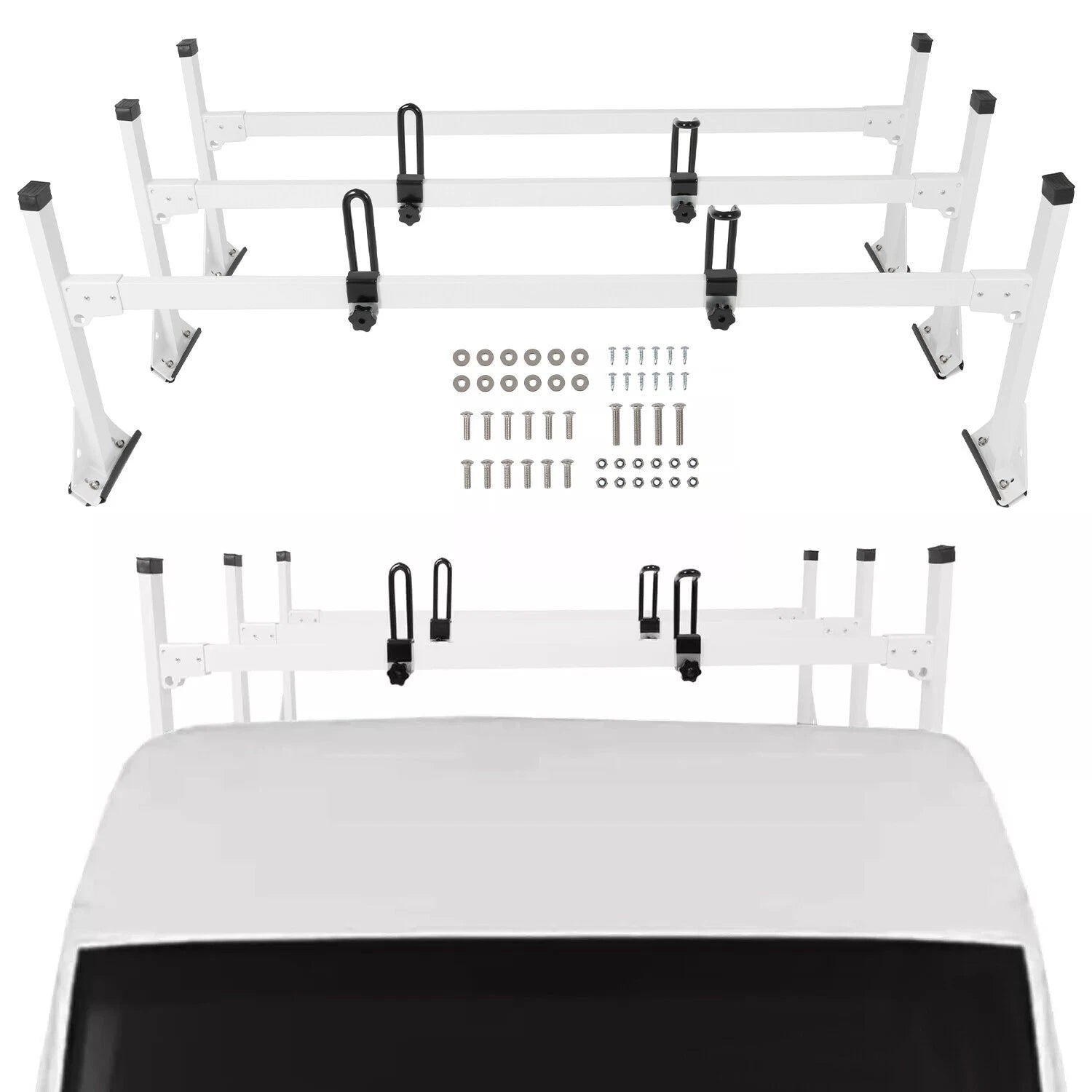 3 Bars Ladder Roof Rack for Dodge Sprinter 2500 3500 (2002–2006)