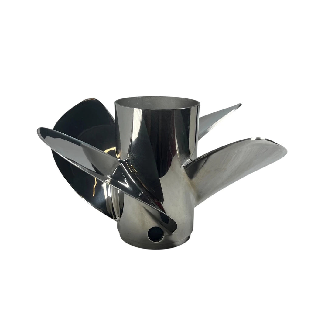 Set of 4 Mercury 14.6 x 19.5P LH Rev 4 XP Pro Finish SS Propellers