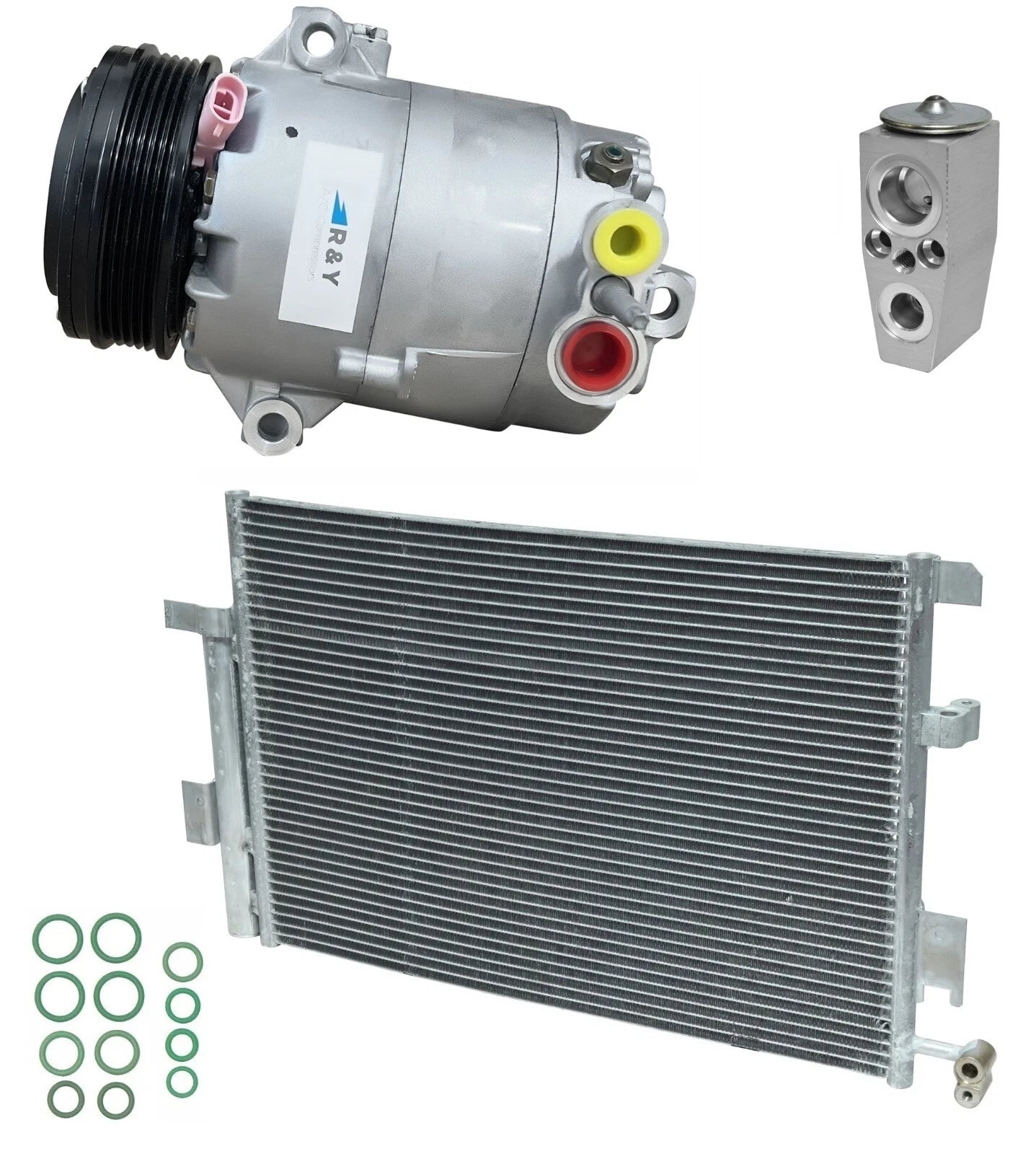 AC Compressor Kit With Condenser for Cadillac XLR 4.6L V8 (2006–2009)