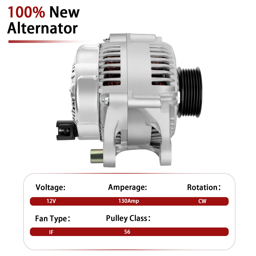 Alternator for Dodge Caravan 130 Amp
