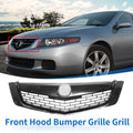 Front Upper Bumper Grille for Acura TSX (2009) - Black