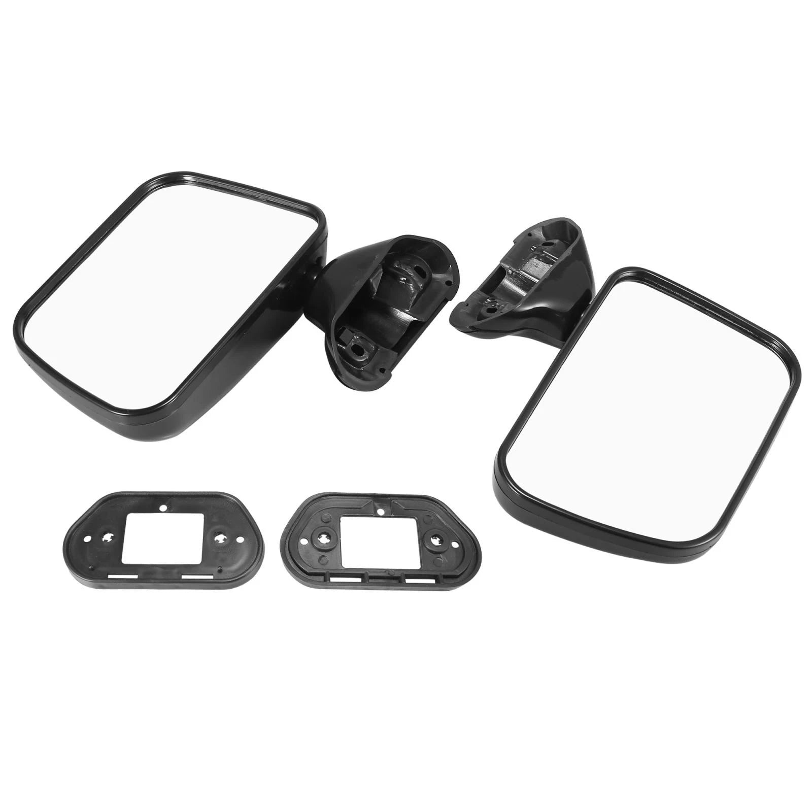Pair Manual Rearview Mirror Glass for Toyota Hilux 