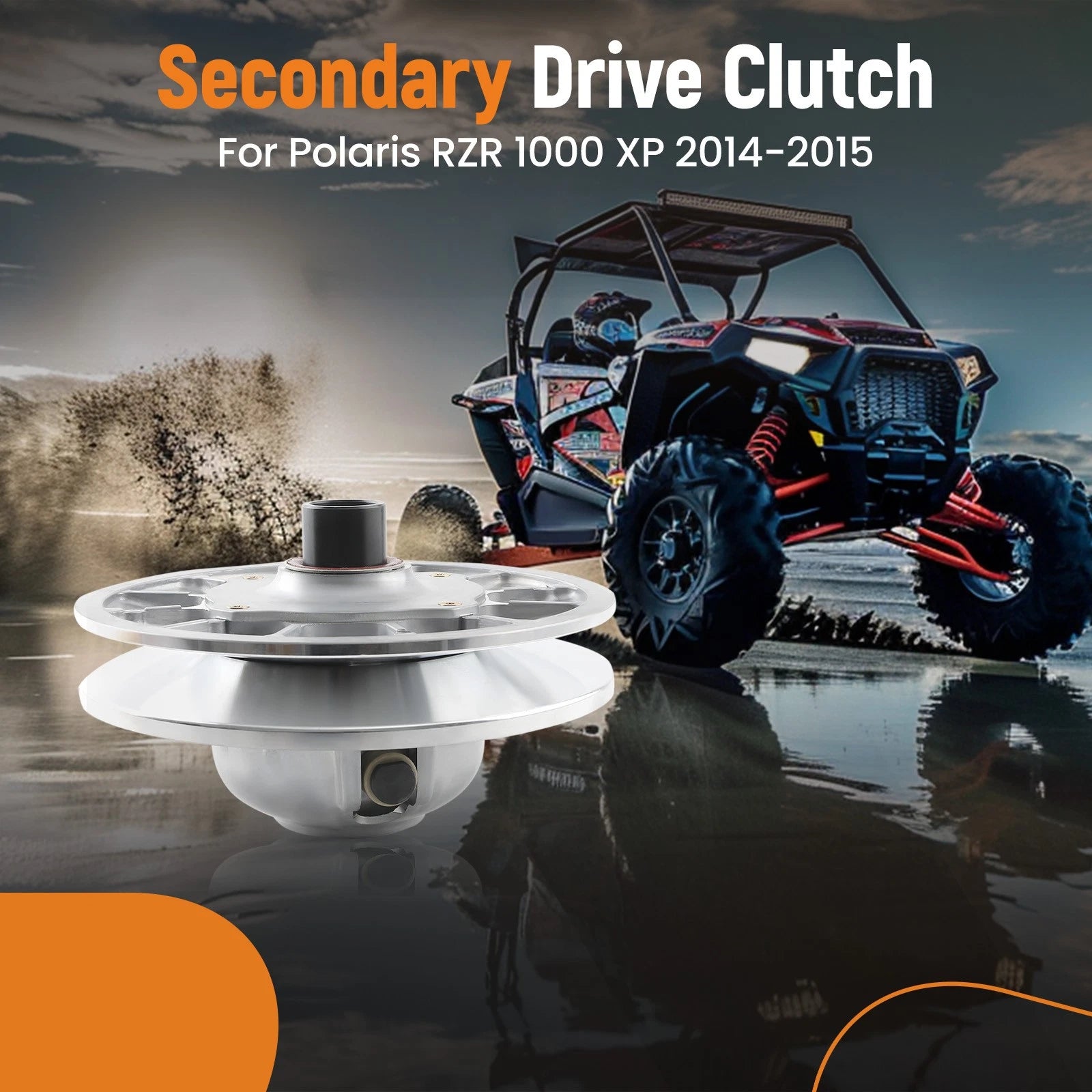 Secondary Driven Clutch Replacement for Polaris RZR XP 1000 (2014–2015)
