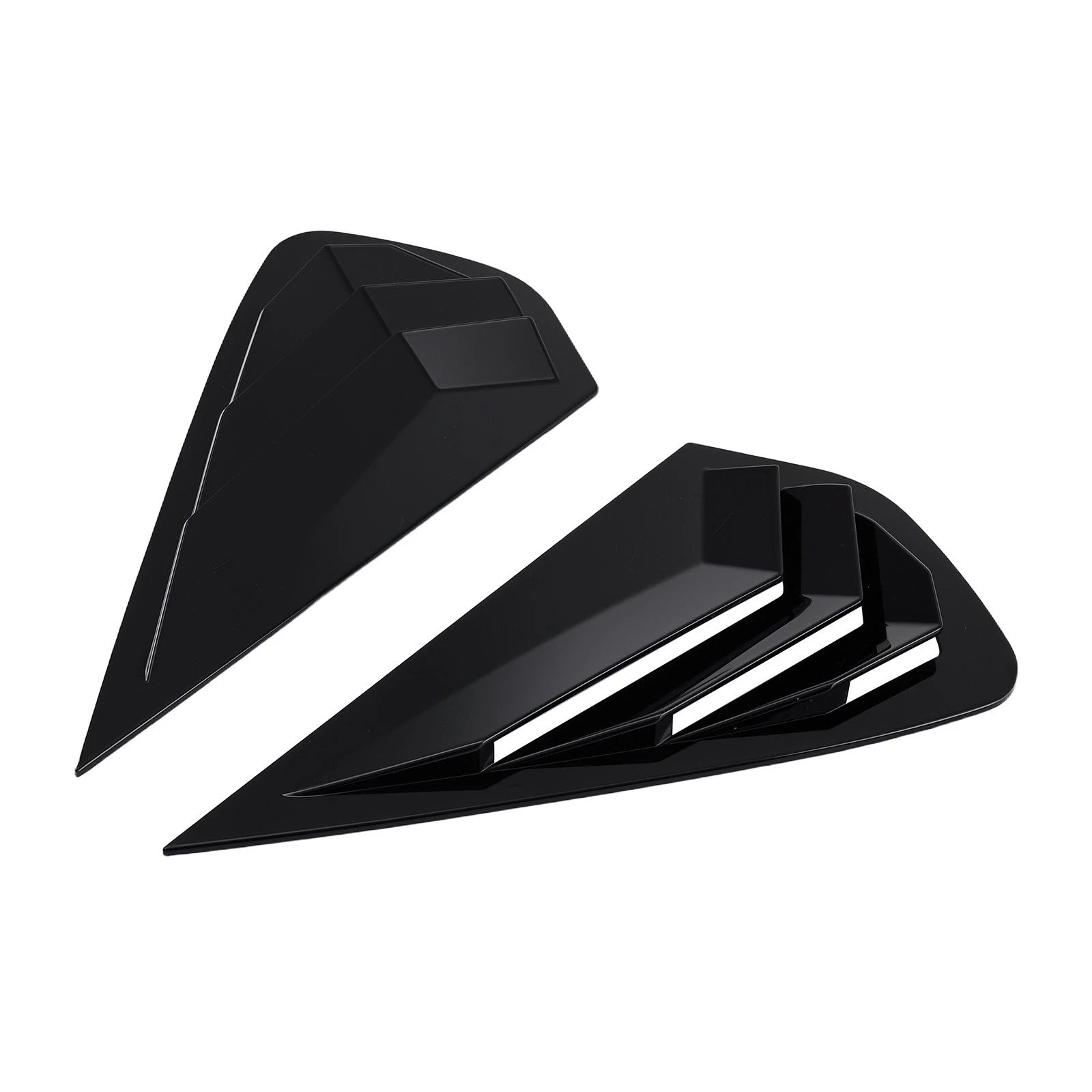 Gloss Black Side Window Louvers for Kia K3 Forte (2019-2022)