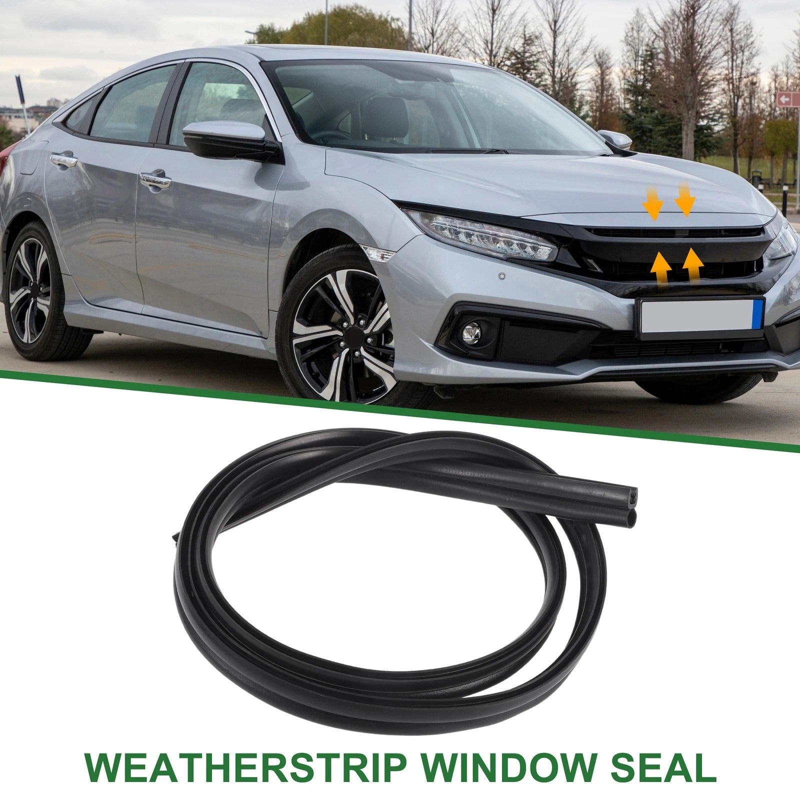 Rear Engine Hood Sealing Strip No. 74143TR0A01 for Honda Civic (2012–2015)