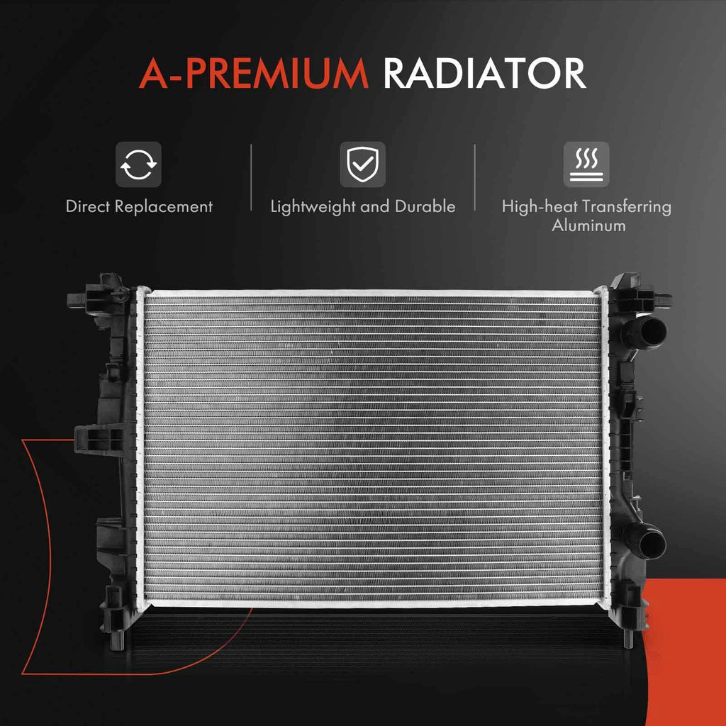 Radiator and Cooling Fan Assembly for Fiat 500X (2016–2018) Jeep Renegade (2015–2019)