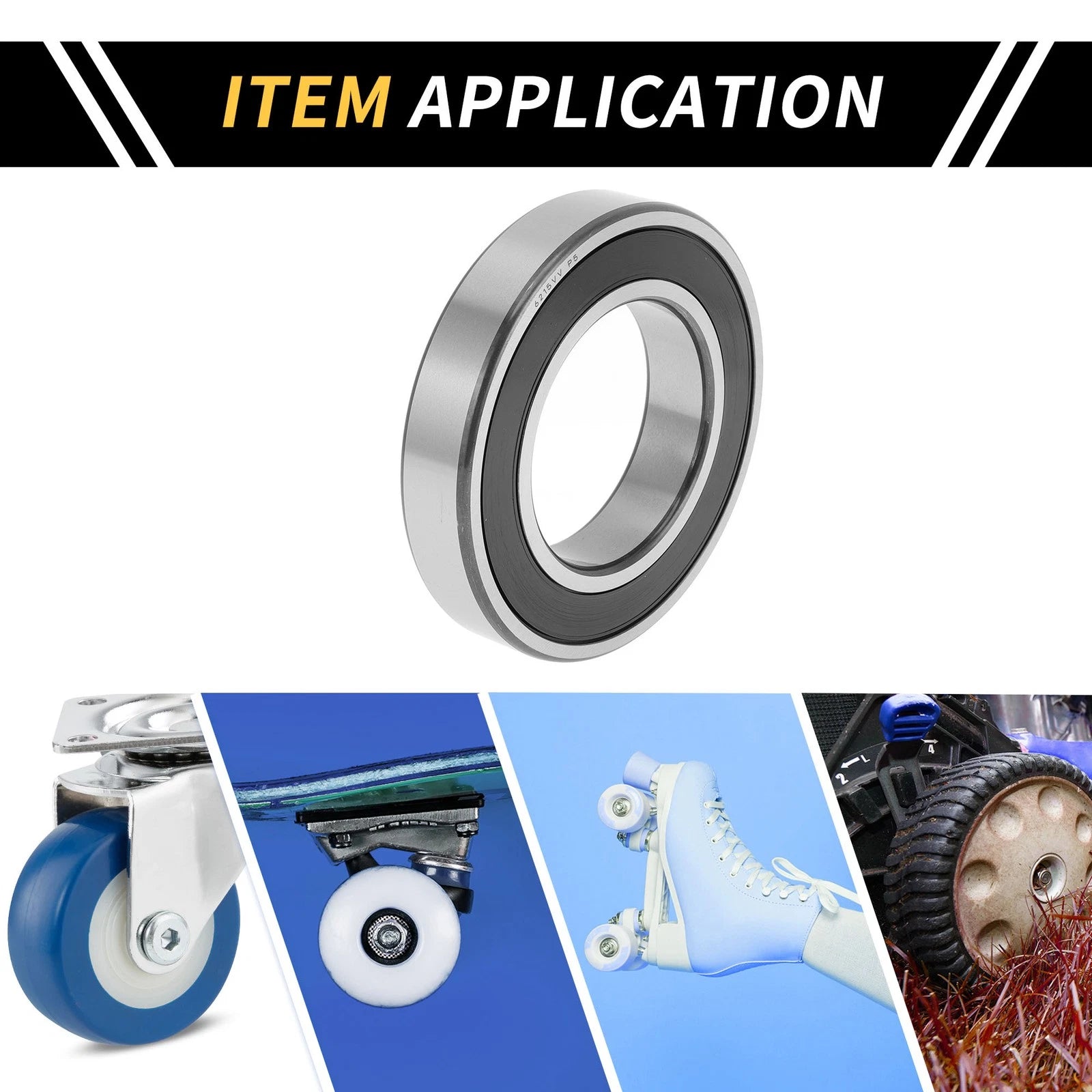 Deep Groove Ball Bearing P5 for Scooter Skateboard Wheel (75x130x25mm)