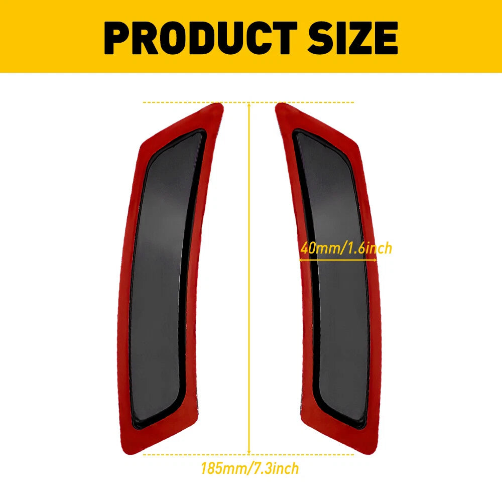 Pair Smoked Front Bumper Side Marker Reflectors for BMW 5 Series (2011–2016)