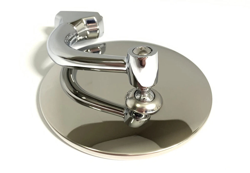 3" Curved Stainless Peep Mirrors One Flat for Universal SUV Truck (Universal)