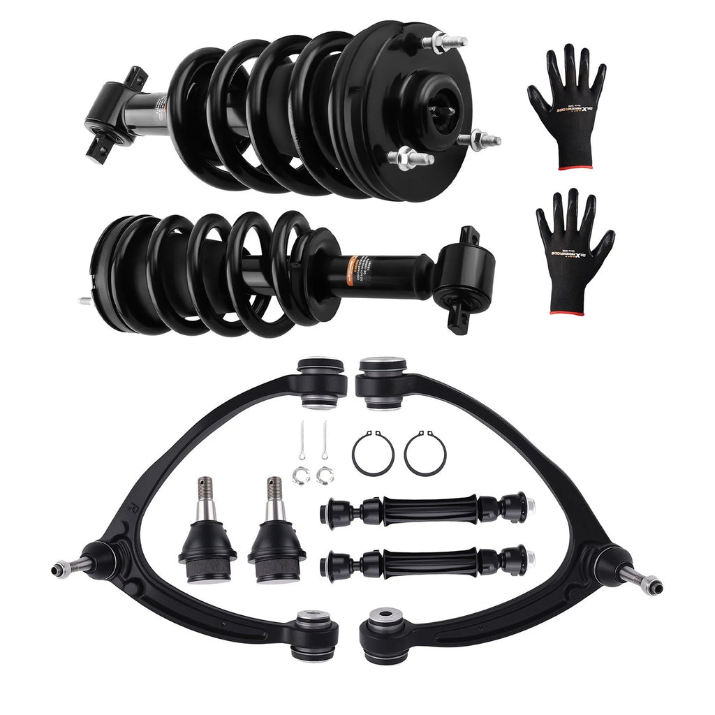 8X Front Complete Struts Control Arms Kit for Chevrolet Tahoe (2007–2015) 139104