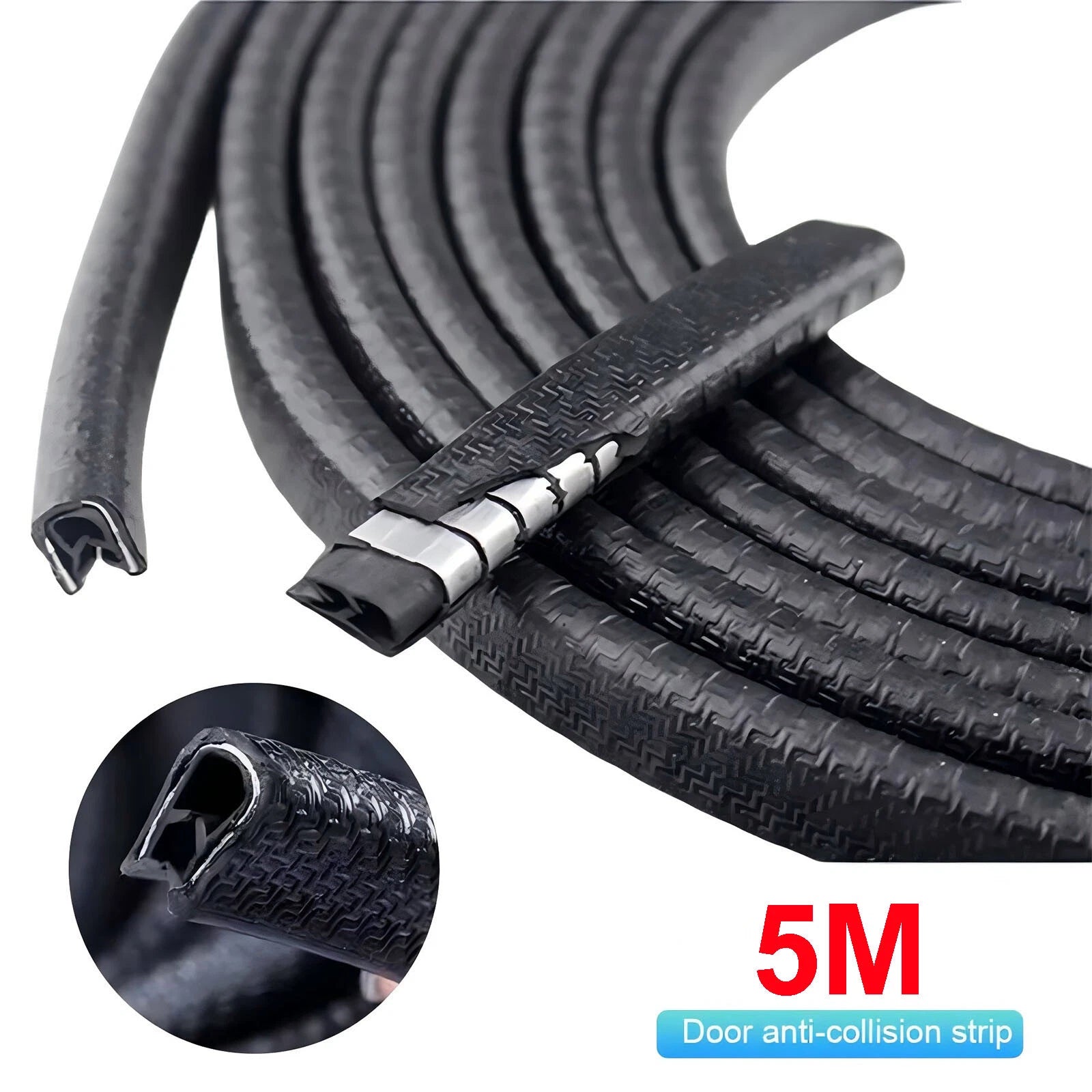 5M Waterproof Rubber Seal Weather Strip for Car Windshield (YYYY–YYYY)