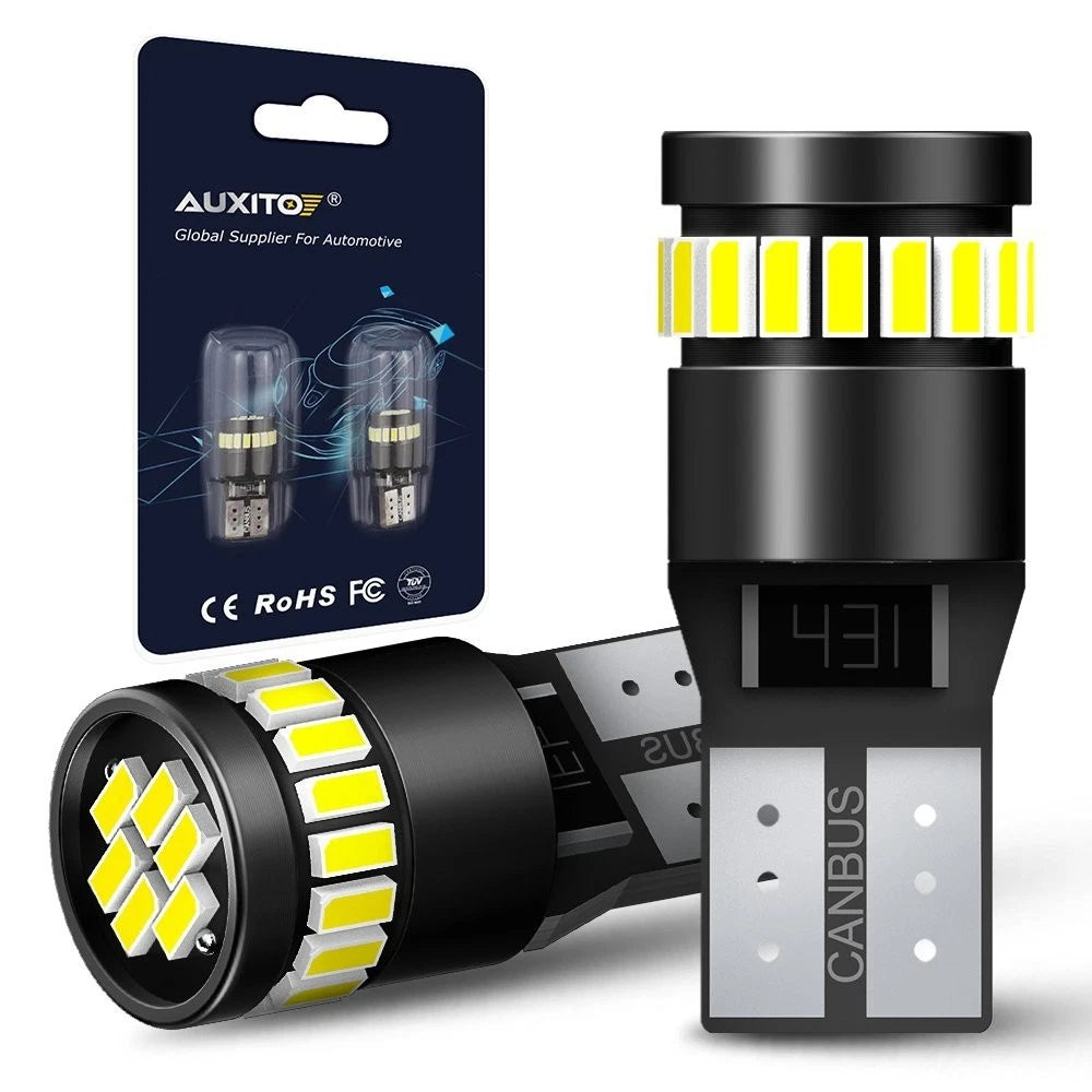 2X T10 LED White 24SMD Side Wedge Light Bulb for (W5W 194 168 2825 501 192)