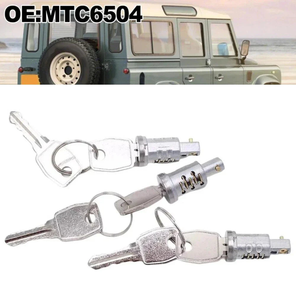 Door Lock Barrel Set for 2002 Land Rover Defender 90 110 130 (2002)