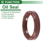 Set of 5 Oil Seal Rotary Shaft Seal 35x45x8mm for Various Models