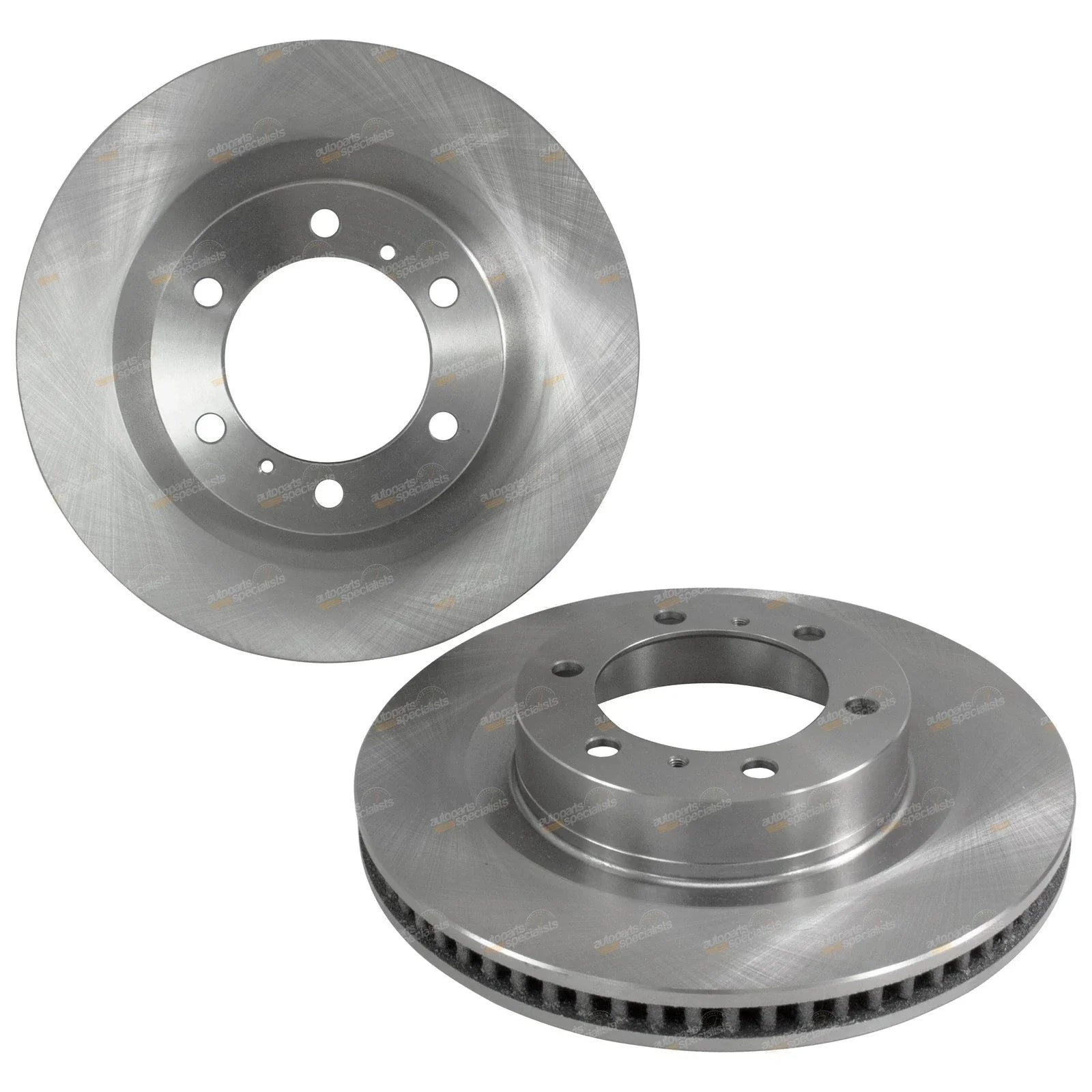 2 x Front Brake Rotors + Pads for Toyota Prado GRJ150R (2009–2018)