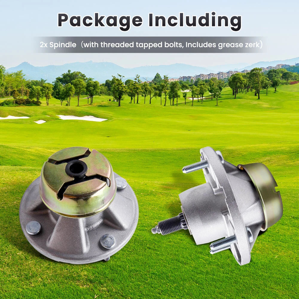2X Spindle Assembly W/Bolt for John Deere (Am144377 Am124498 Am131680 Am135349)