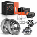 Rear Disc Brake Rotor & Pad Set for Honda Element (2003–2011)
