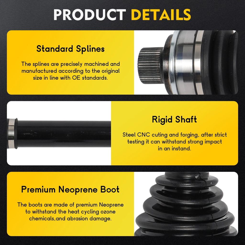 CV Axle Shaft Assembly for Audi Q7 Q8 (2015–2022)