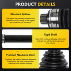 CV Axle Shaft Assembly for Audi Q7 Q8 (2015–2022)