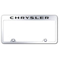 Mirrored Inverted License Plate Frame - Officially Licensed for Chrysler