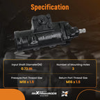 Power Steering Gear Box for Dodge Dakota Durango (1997–1999) 4WD 2.5L 3.9L 5.2L