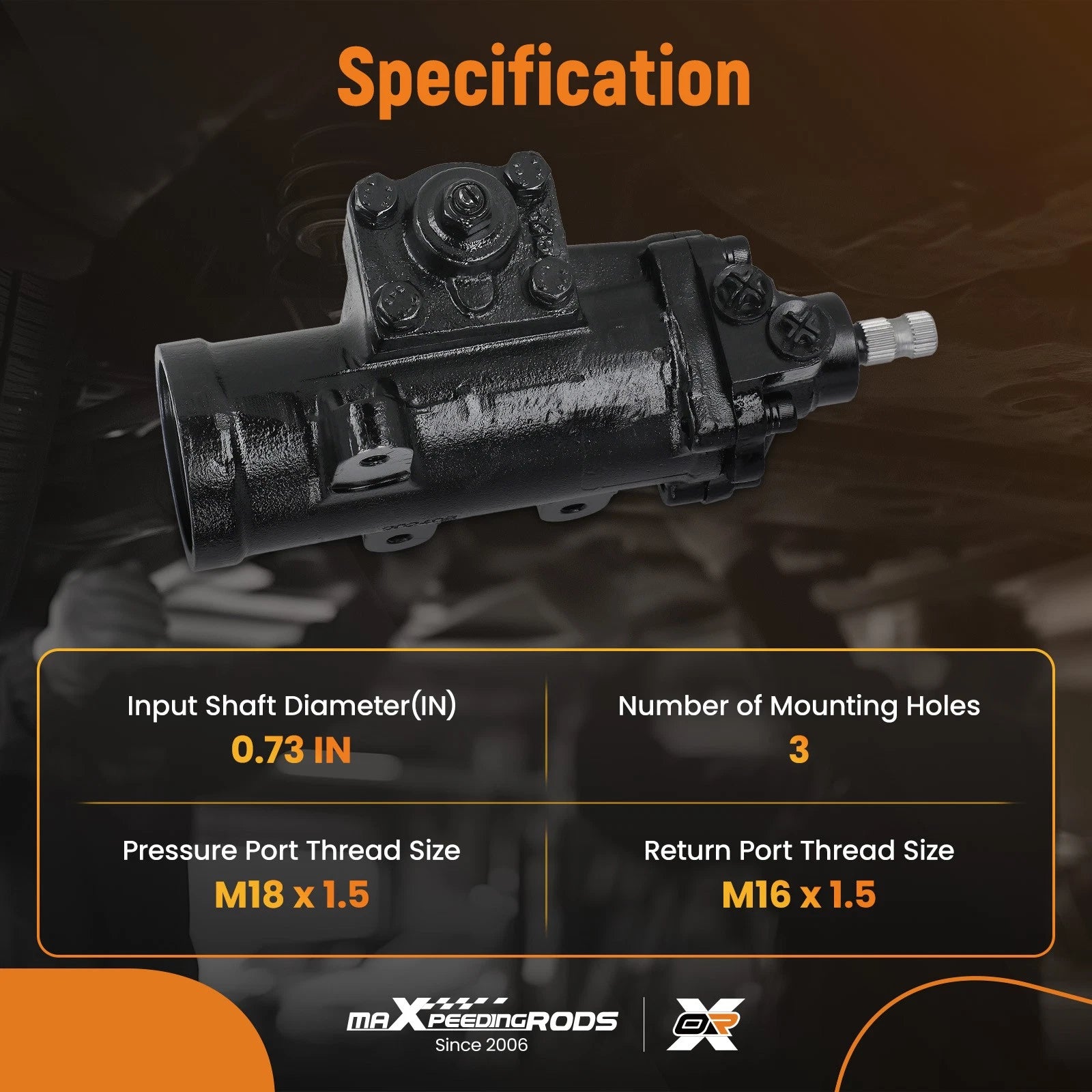 Power Steering Gear Box for Dodge Dakota Durango (1997–1999) 4WD 2.5L 3.9L 5.2L