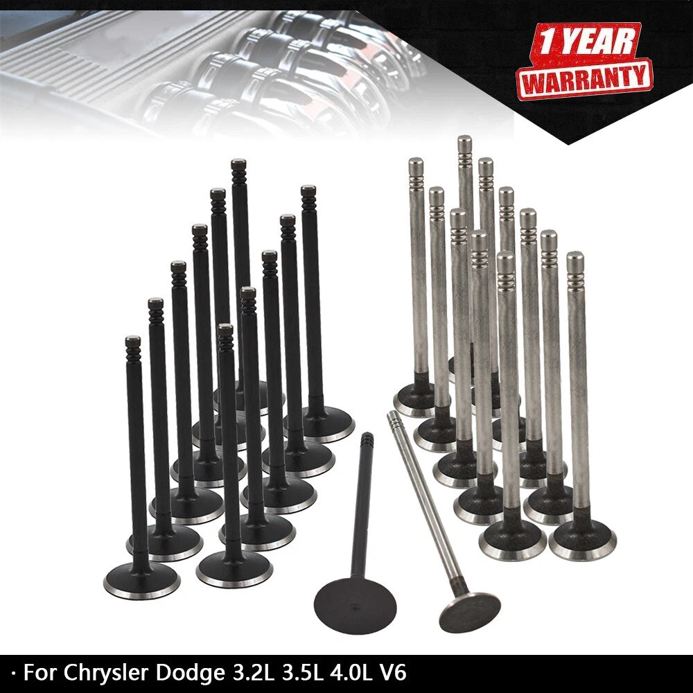 Intake Exhaust Engine Valve Kit for Chrysler Dodge 3.2L 3.5L 4.0L V6
