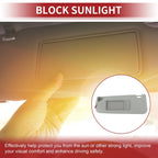 Left Sun Visor for BMW 3 Series E90 E91 (2005-2013) with Mirror