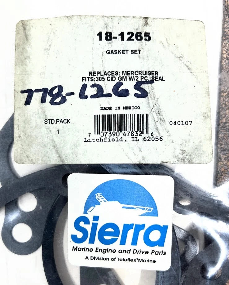 Gasket Set for Sierra 18-1265 (Mercruiser)