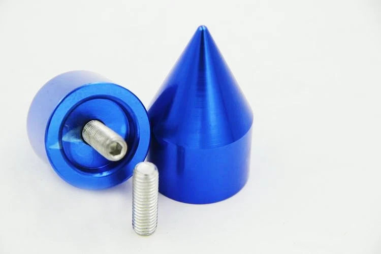 Spike Bar Ends Weights Sliders Blue for Kawasaki ZX6R-636 ZX14 ZX900 Ninja 500R