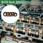 Set of 5 Oil Seals FKM Rubber 20x30x10mm High Pressure