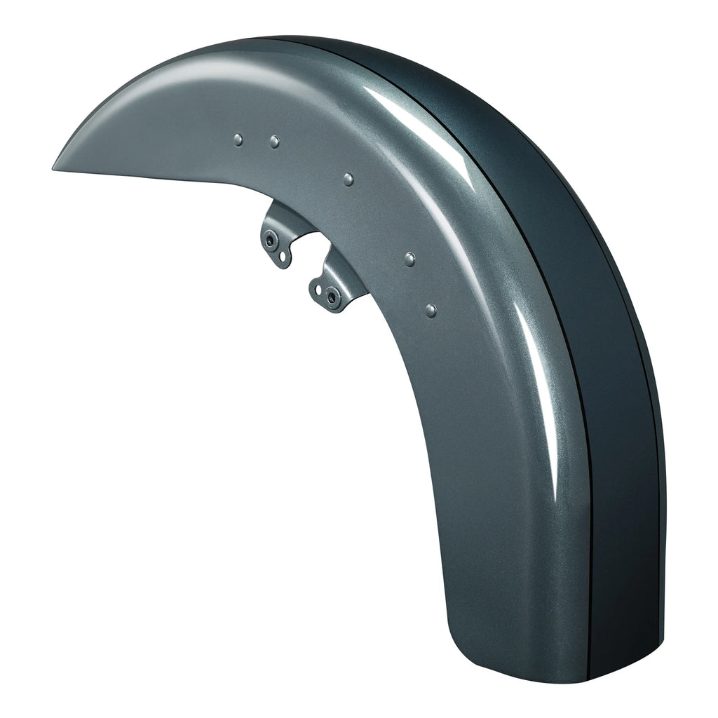Painted Front Fender for Harley Street Road Glide (2014–2024) Silver Pine/Spruce