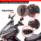 Adjustable Windshield Extension Spoiler for Motorcycle (PE T9)