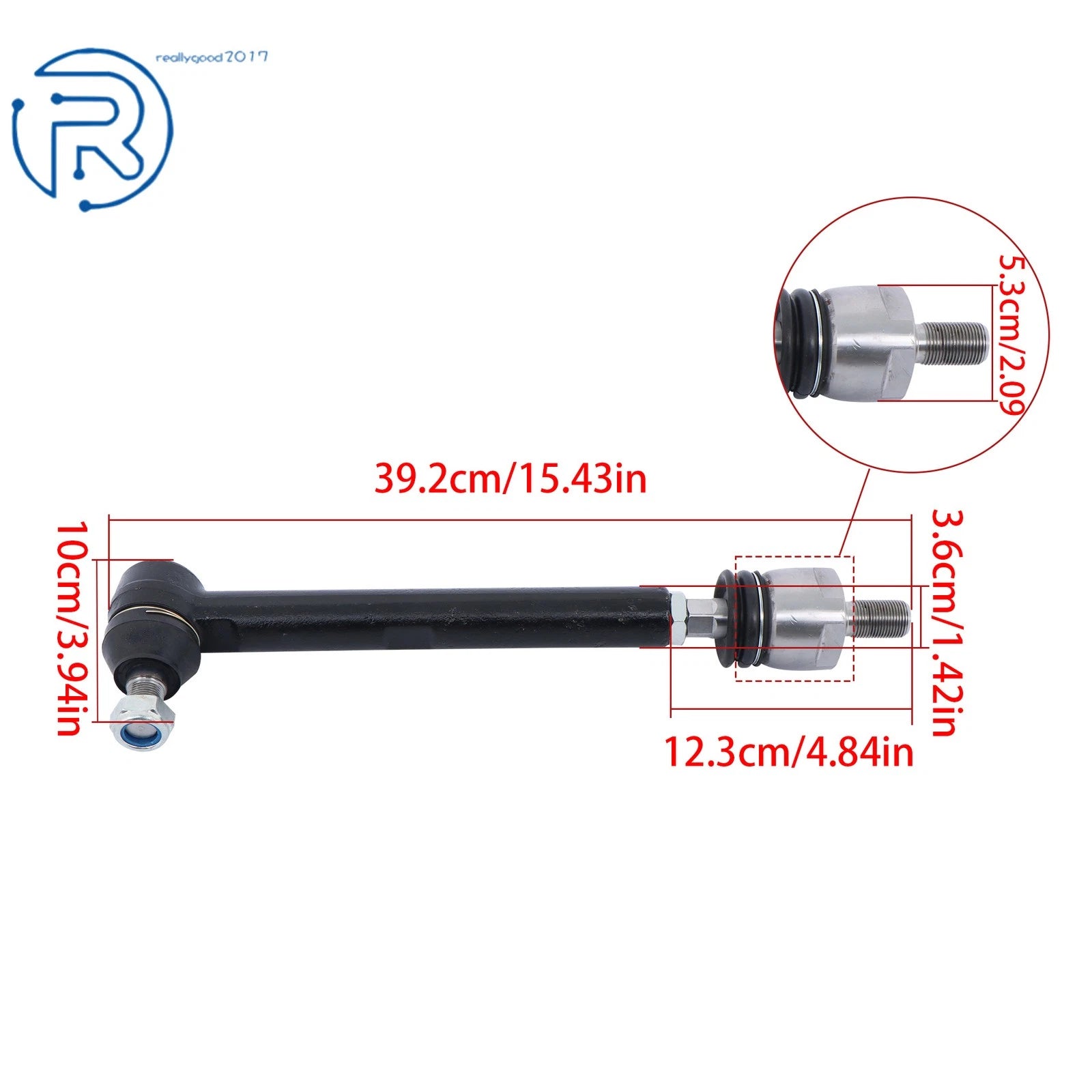 2X Steering Arm Tie Rod Ball Joint 144457A1 for Case 580L 580M 580SL 580SM