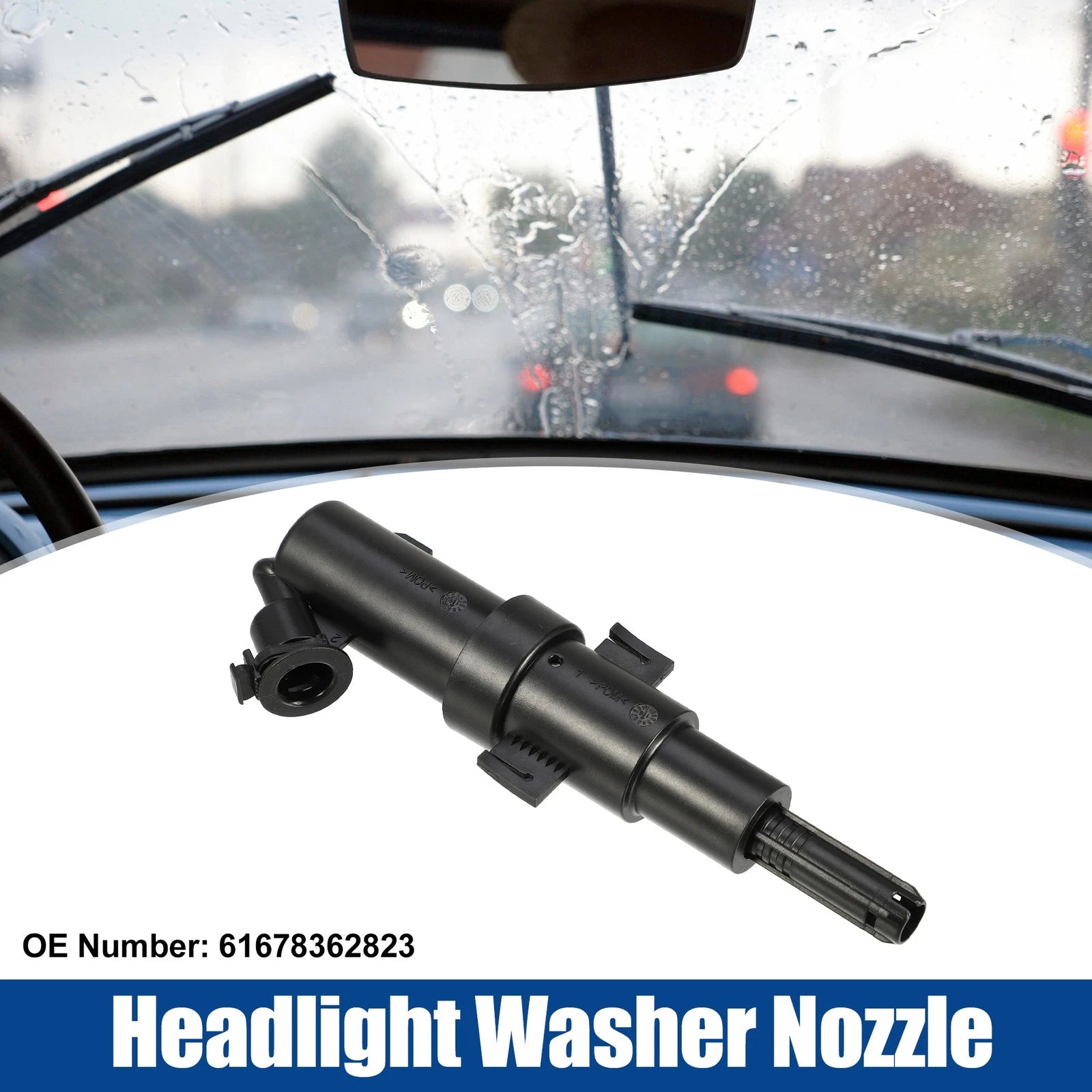 Right Headlight Washer Nozzle for BMW 325Ci (1999–2006) 61677145667