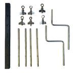 Plastic Cowbell Bracket Stand with Assembly Tool for